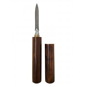 6.5" Fancy Dabber With Wood Cover - [WSG712]
